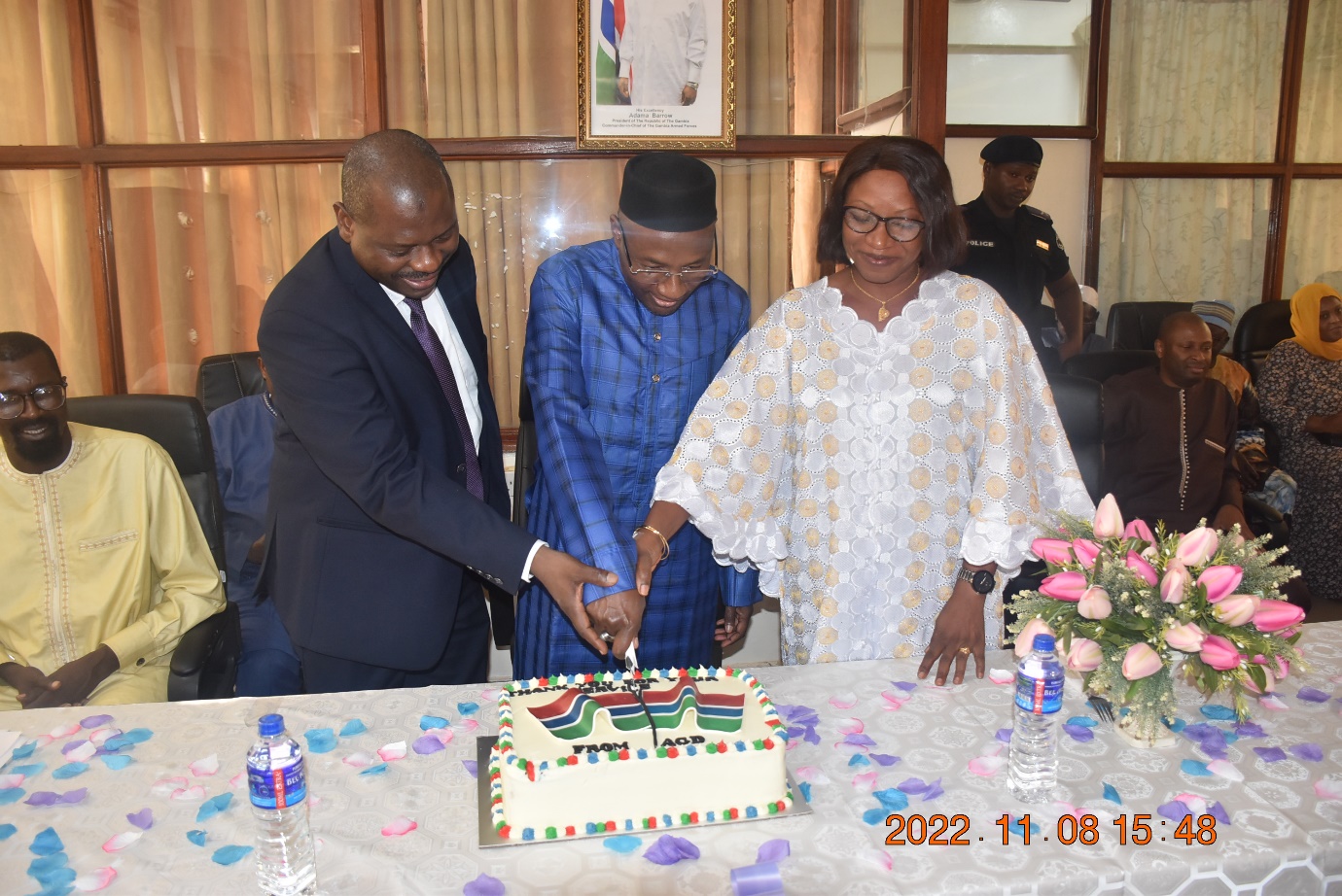 THE ACCOUNTANT GENERAL’S DEPARTMENT BADE FAREWELL TO THEIR FORMER BOSS