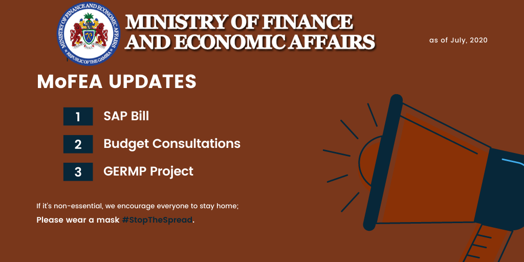 Updates From The Ministry of Finance & Economic Affairs